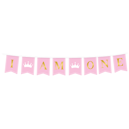2 Jahre Banner Rosa