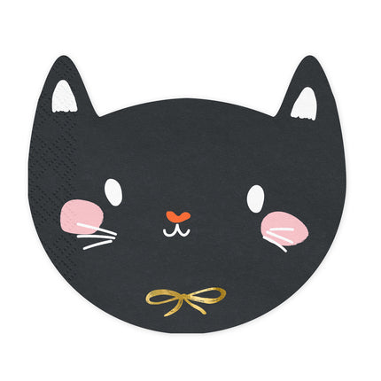 Servietten Katze 15cm 20Stk