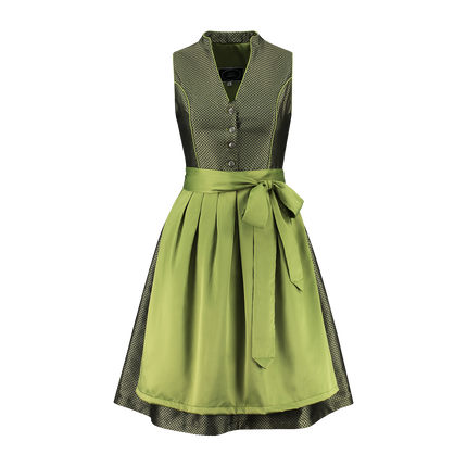 Dunkelgrünes Dirndlkleid Oktoberfest Damen 2-teilig
