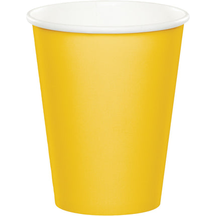 Gelbe Becher 256ml 24 Stk.