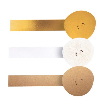 Krepppapier Bunt 1m