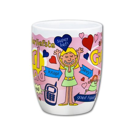 Becher Girlfriend 12cm