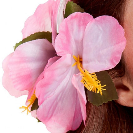 Haarblume Hellrosa 14cm