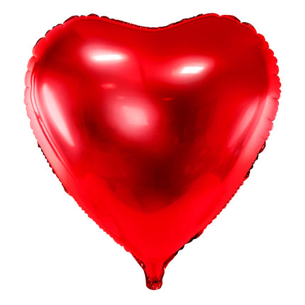 Helium Ballon Herz Rot Leer 73cm