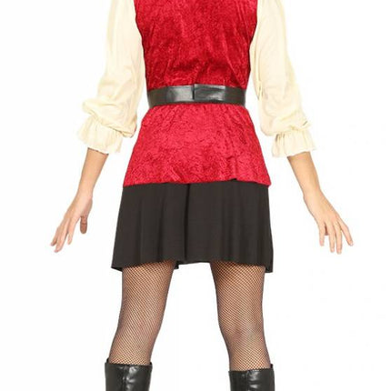 Piratenkostüm Damen Totenköpfe
