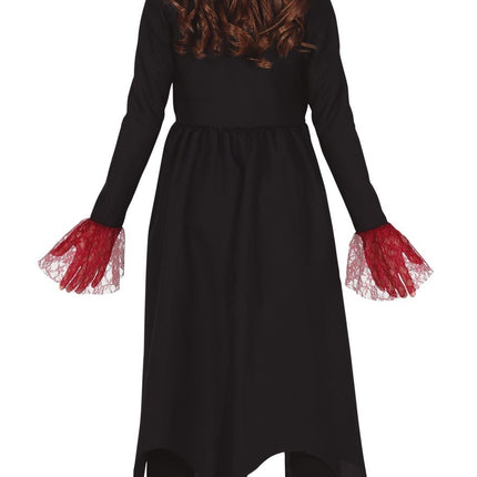 Gothic Halloween Kostüm Mädchen Rot