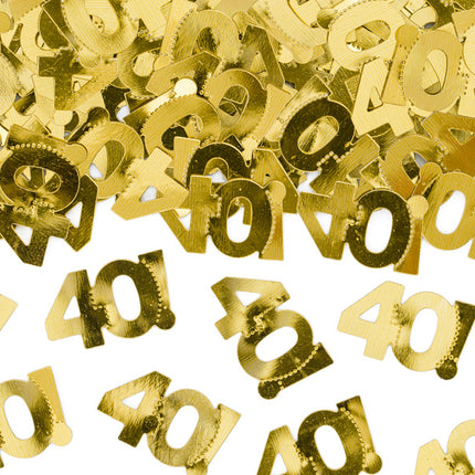 Tischkonfetti 40 Jahre Gold