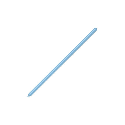 Hellblaue Modellierballons 2,5cm 150cm 100Stk