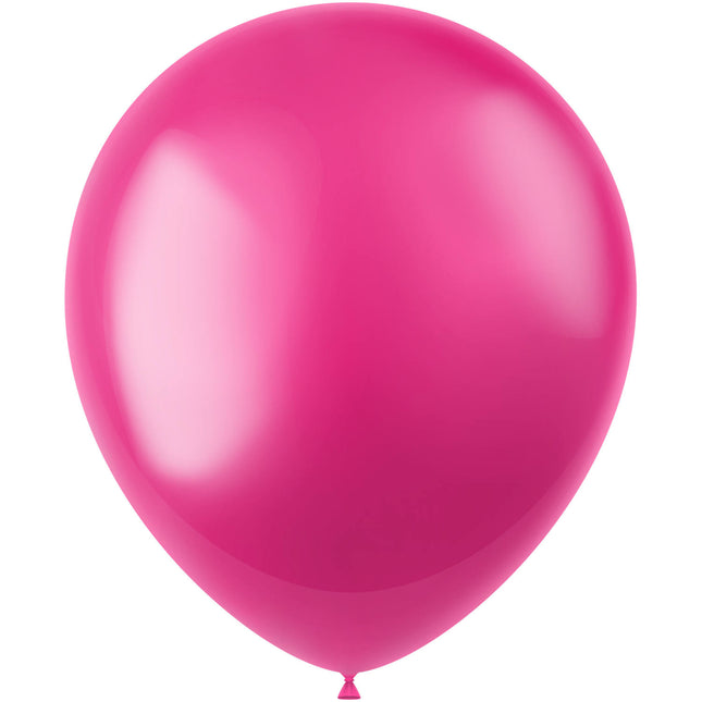 Fuchsia Luftballons Metallic Fuchsia Rosa 33cm 50Stk.