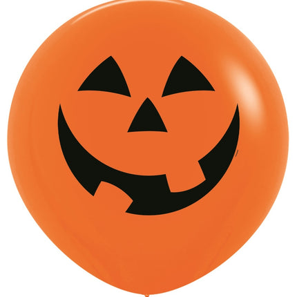 Ballons Kürbis Orange 91cm 2Stk