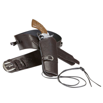 Braunes Holster mit Gürtel