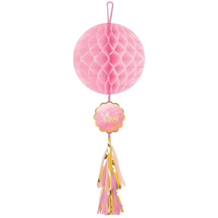 Hängende Dekoration Baby Girl Honeycomb 75cm