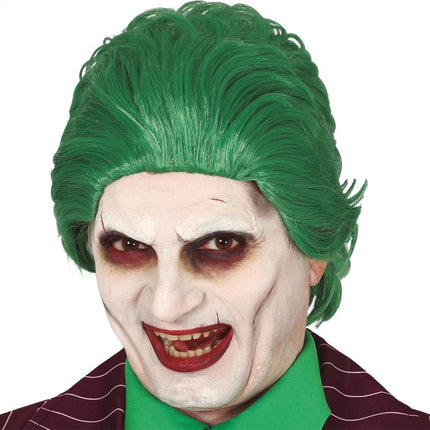 Halloween Perücke Joker Clown Grün