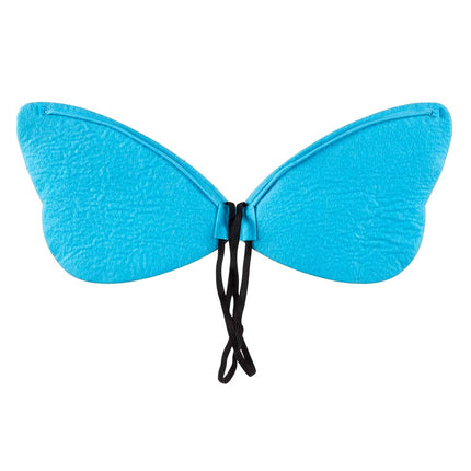 Blaues Kostüm Set Schmetterling 4 Teile