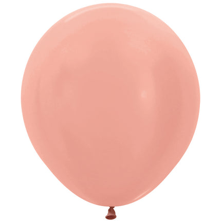 Rose Gold Ballons Metallisch 45cm 2Stk