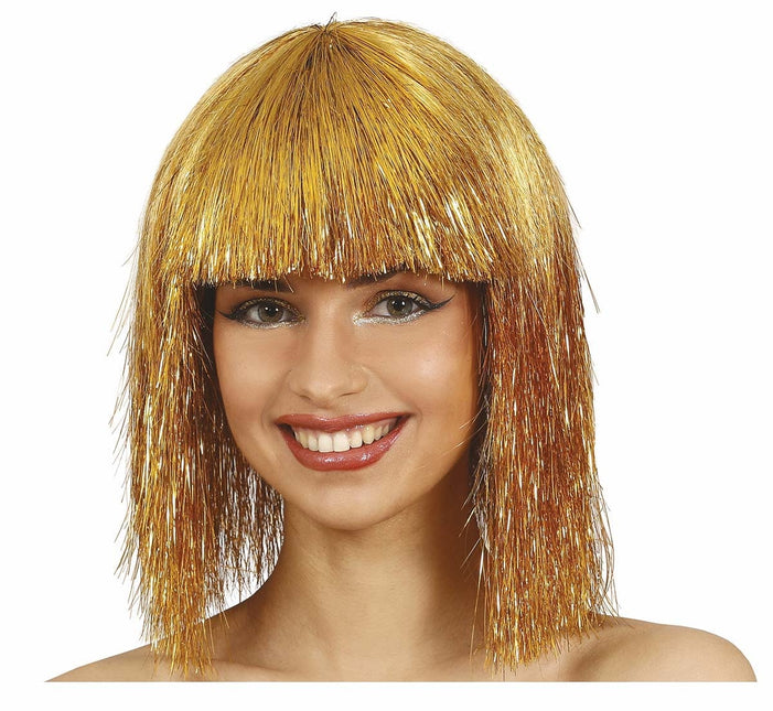 Goldene Perücke