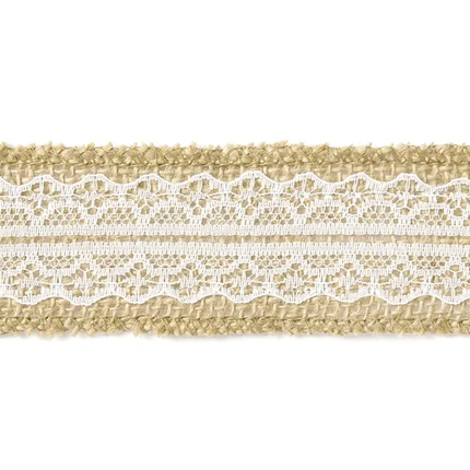 Spitzenband Jute 5m