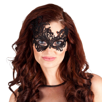 Schwarze Augenmaske Spitze