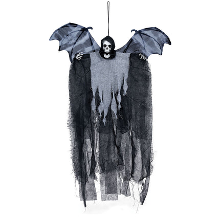 Halloween Hängedekoration Skelett mit Flügeln 60cm
