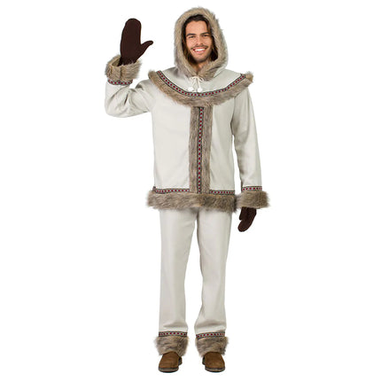 Eskimo Kostüm Grau Männer
