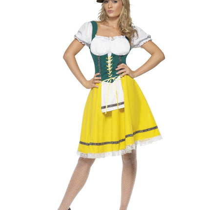 Dirndlkleid Oktoberfest Gelb