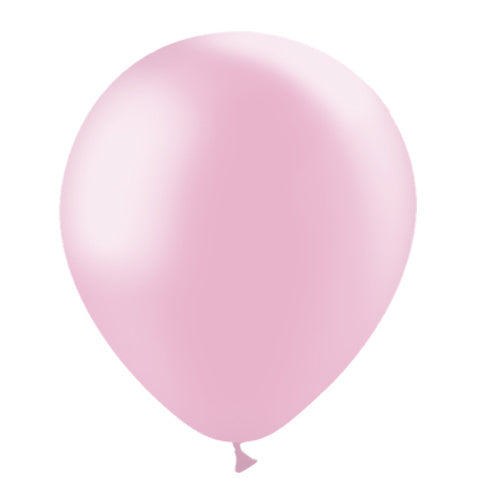 Hellrosa Ballons Metallic 30cm 50 Stk.