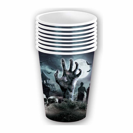 Halloween Friedhofsbecher 355ml 6 Stk.