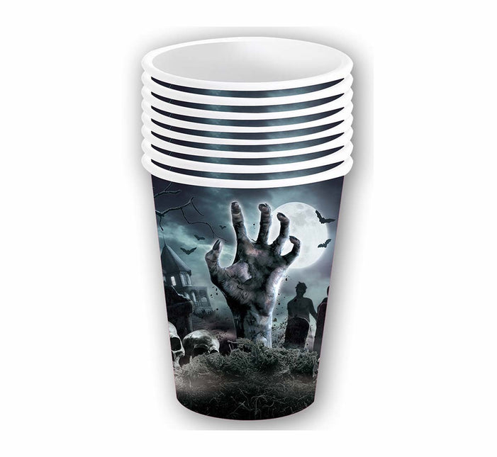 Halloween Friedhofsbecher 355ml 6 Stk.