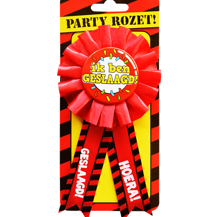 Rosette Ich habe es geschafft
