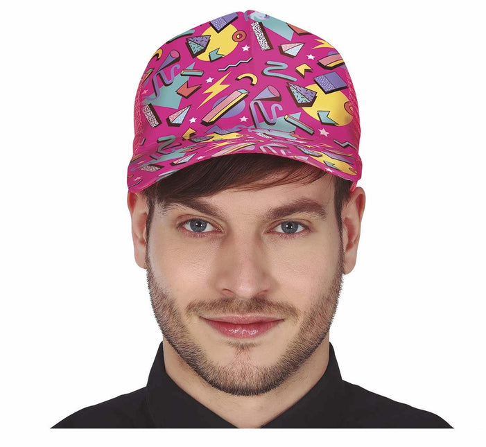 Rosa 80er Mütze