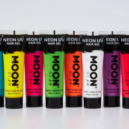 Moon Glow Neon UV Haargel Intensives Rot 20ml