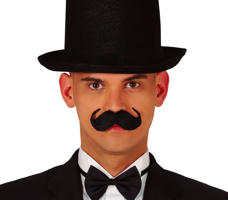 Englischer Schnauzbart Schwarz