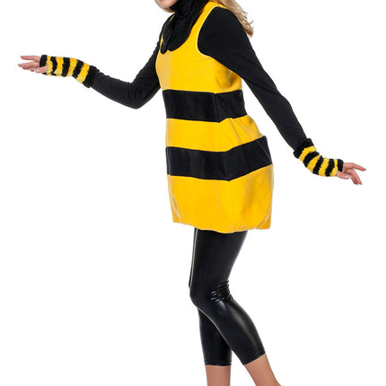 Bienen-Kostüm Damen Fleece