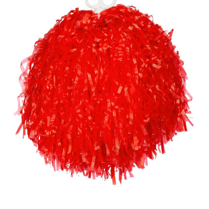 Rote Pompons Cheerleader
