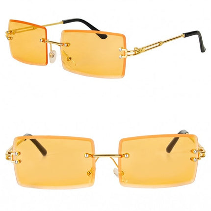 Brille Rechteckig Orange