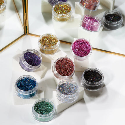 Moon Glitter Holographic Glitter Shakers Schwarz 5g