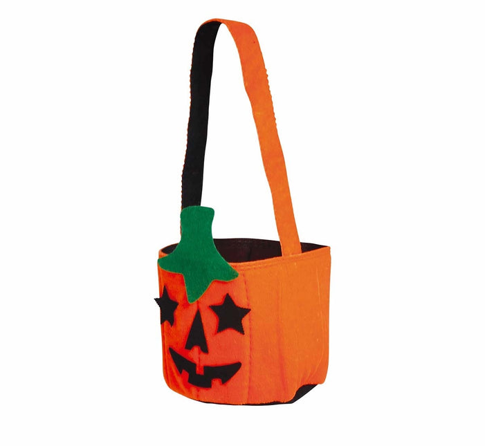 Halloween Süßigkeiteneimer Kürbis 25cm