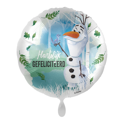 Gefrorener Heliumballon Olaf Leer 43cm