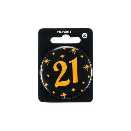 21 Jahre Button