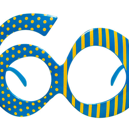Gläser 60 Jahre Blau