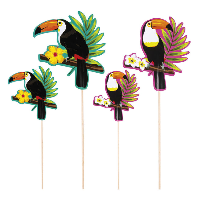 Tukan Cocktail Stick Set 4 Stück