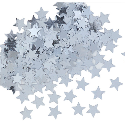 Konfetti Sterne Silber 10,2cm
