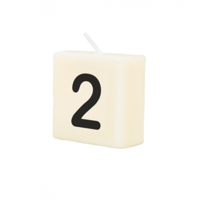 Buchstabe Kerze 2 4cm