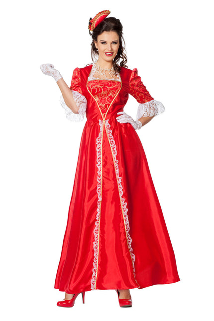 Mittelalterliches Kleid Rot