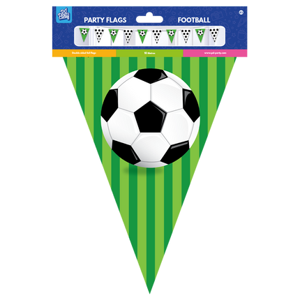Fußball Girlande 10m