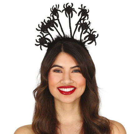 Halloween Tiara Spinnen