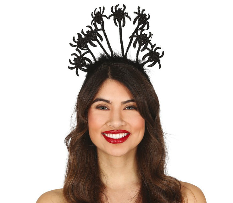 Halloween Tiara Spinnen