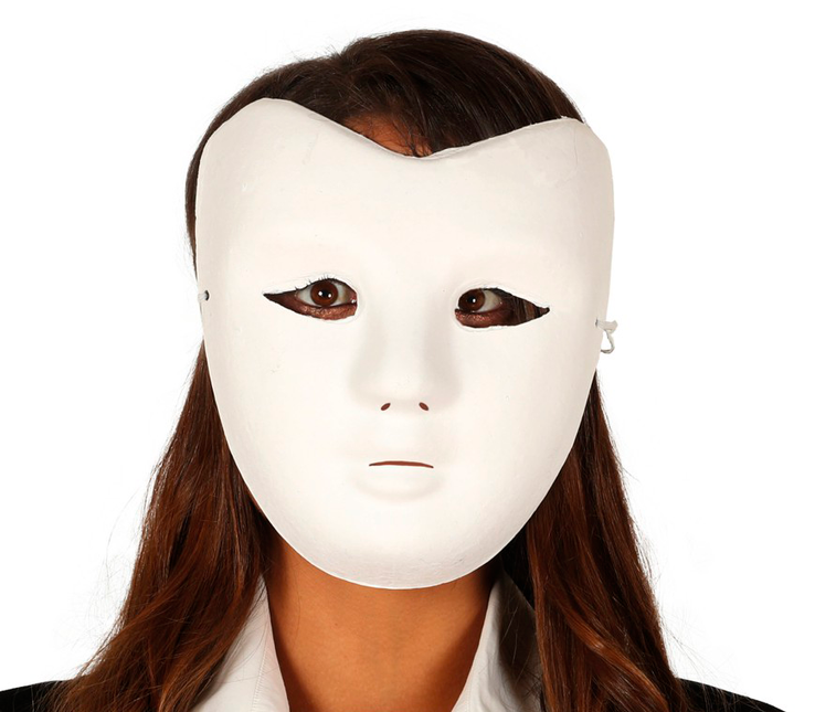 Weißes Maskenpapier