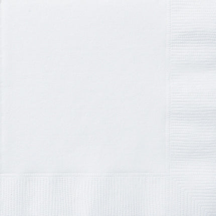 Weiße Servietten 33cm 50Stück