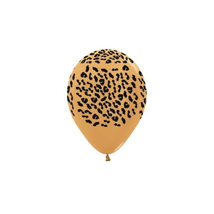 Ballons Tierdruck Metallic Tinte 12cm 50Stück